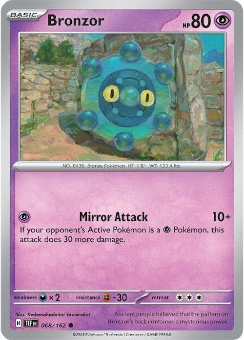 Image for Bronzor (068/162) [SV05: Temporal Forces] - Pokemon