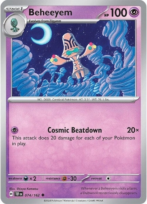 Image for Beheeyem (074/162) [SV05: Temporal Forces] - Pokemon