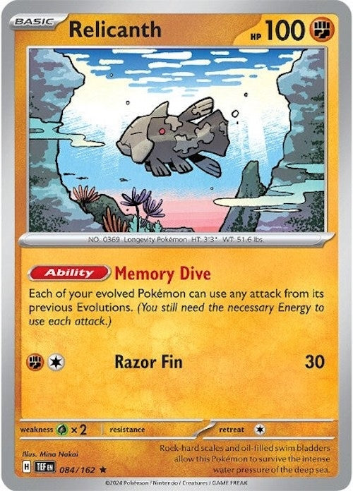 Image for Relicanth (084/162) [SV05: Temporal Forces] - Pokemon