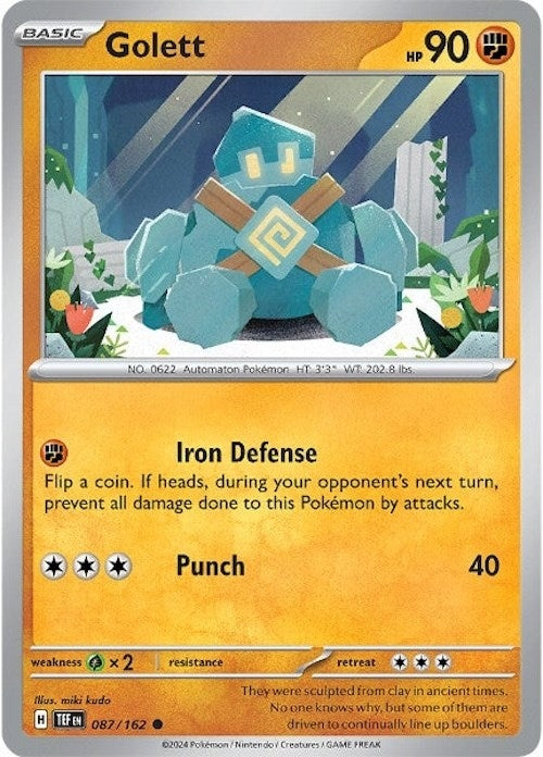 Image for Golett (087/162) [SV05: Temporal Forces] - Pokemon