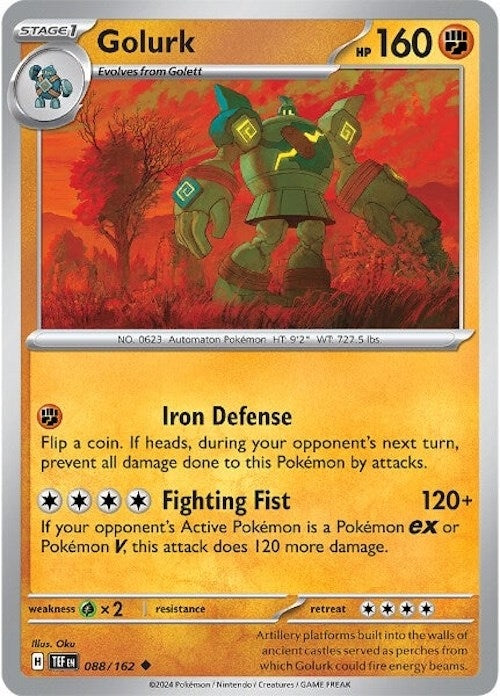 Image for Golurk (088/162) [SV05: Temporal Forces] - Pokemon