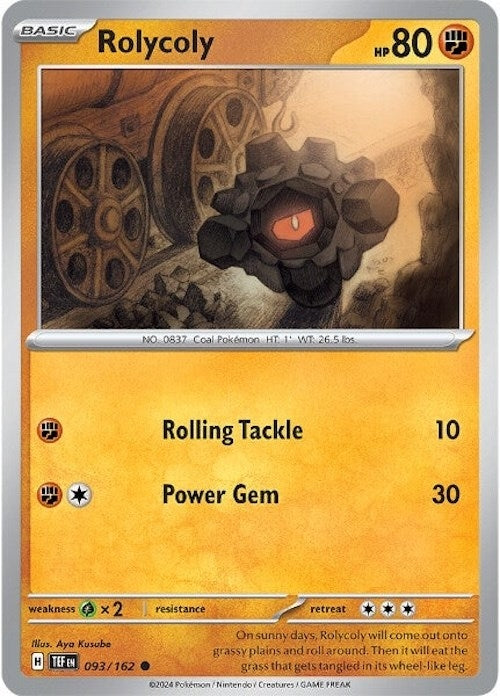 Image for Rolycoly (093/162) [SV05: Temporal Forces] - Pokemon