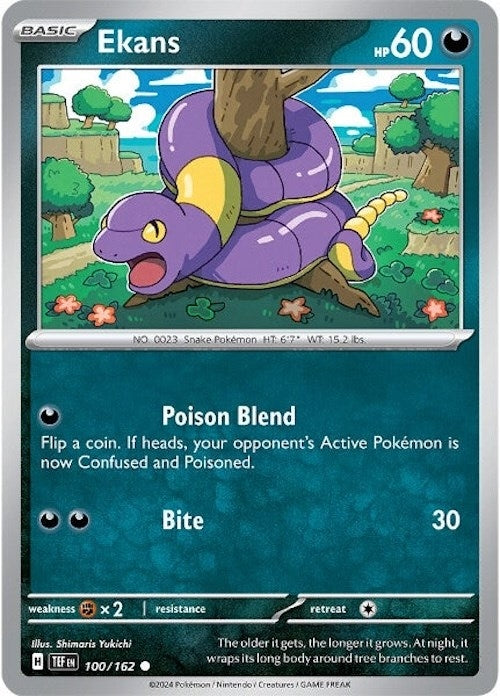 Image for Ekans (100/162) [SV05: Temporal Forces] - Pokemon