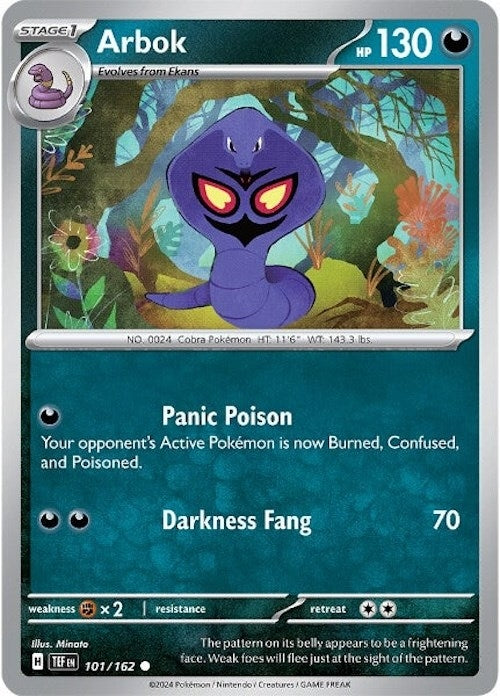 Image for Arbok (101/162) [SV05: Temporal Forces] - Pokemon