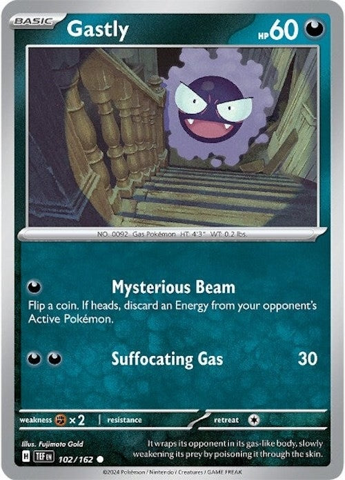 Image for Gastly (102/162) [SV05: Temporal Forces] - Pokemon