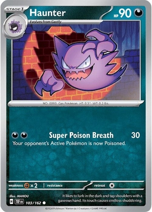 Image for Haunter (103/162) [SV05: Temporal Forces] - Pokemon