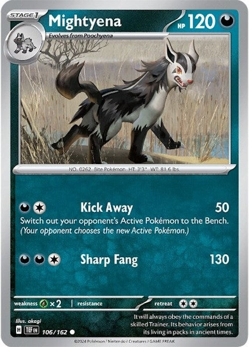 Image for Mightyena (106/162) [SV05: Temporal Forces] - Pokemon