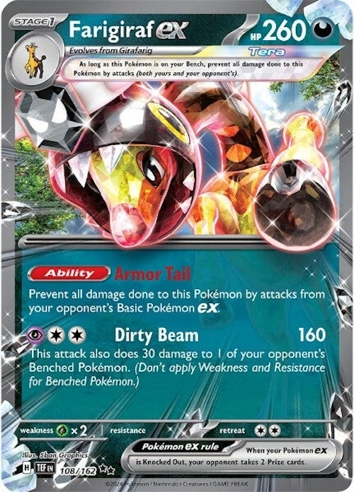 Image for Farigiraf ex (108/162) [SV05: Temporal Forces] - Pokemon