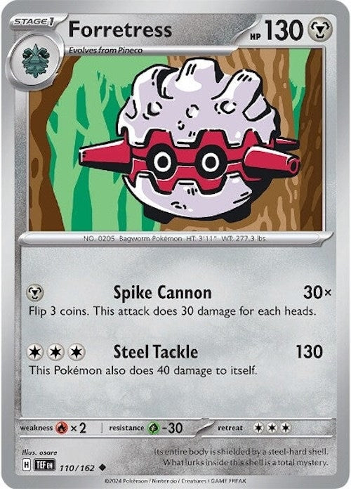 Image for Forretress (110/162) [SV05: Temporal Forces] - Pokemon