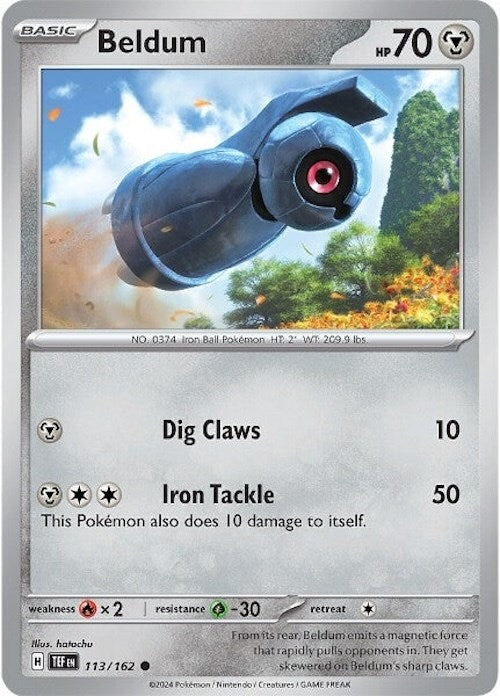 Image for Beldum (113/162) [SV05: Temporal Forces] - Pokemon