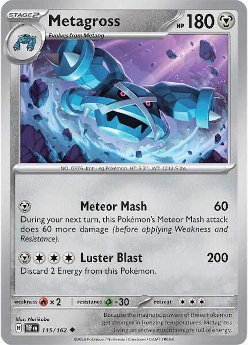 Image for Metagross (115/162) [SV05: Temporal Forces] - Pokemon