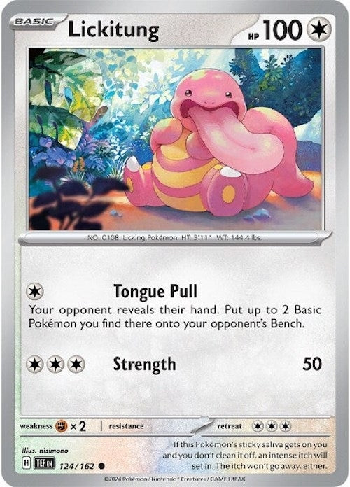 Image for Lickitung (124/162) [SV05: Temporal Forces] - Pokemon