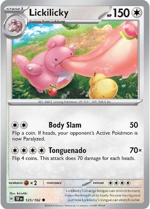 Image for Lickilicky (125/162) [SV05: Temporal Forces] - Pokemon
