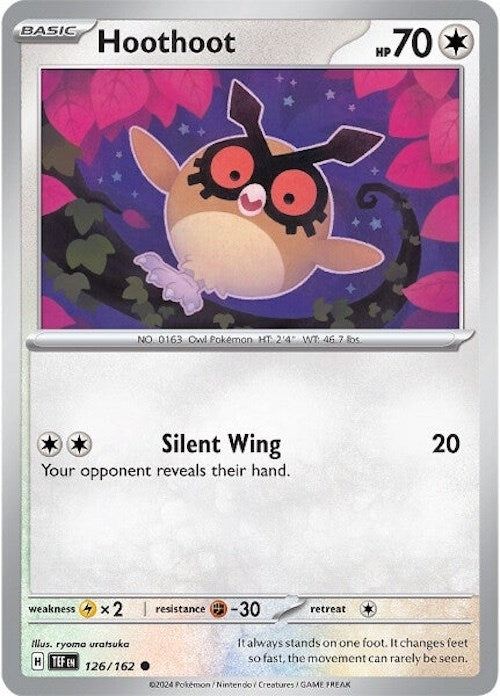 Image for Hoothoot (126/162) [SV05: Temporal Forces] - Pokemon
