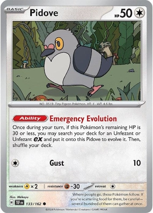 Image for Pidove (133/162) [SV05: Temporal Forces] - Pokemon
