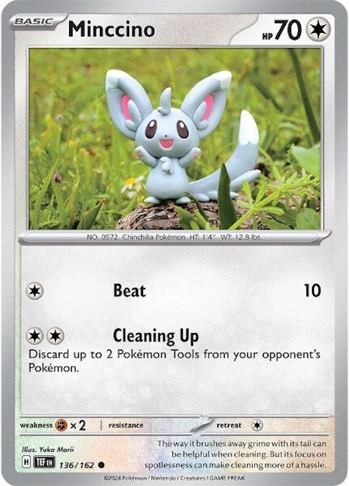 Image for Minccino (136/162) [SV05: Temporal Forces] - Pokemon