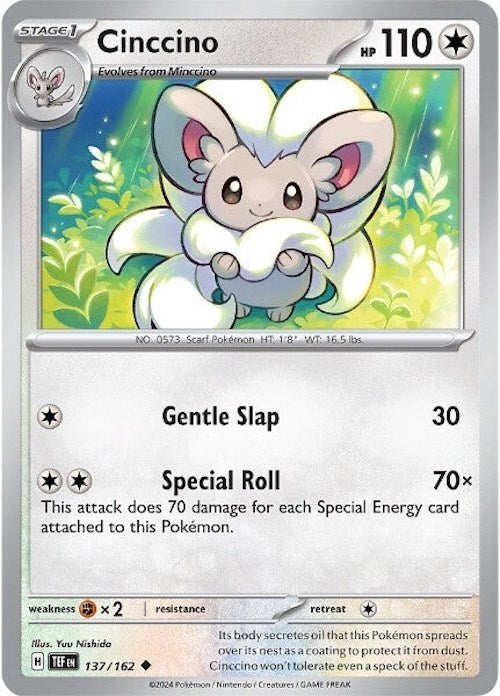 Image for Cinccino (137/162) [SV05: Temporal Forces] - Pokemon