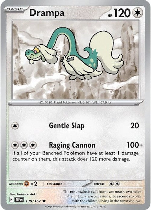 Image for Drampa (138/162) [SV05: Temporal Forces] - Pokemon