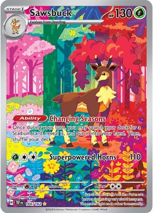 Image for Sawsbuck (166/162) [SV05: Temporal Forces] - Pokemon