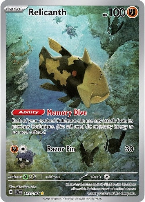 Image for Relicanth (173/162) [SV05: Temporal Forces] - Pokemon