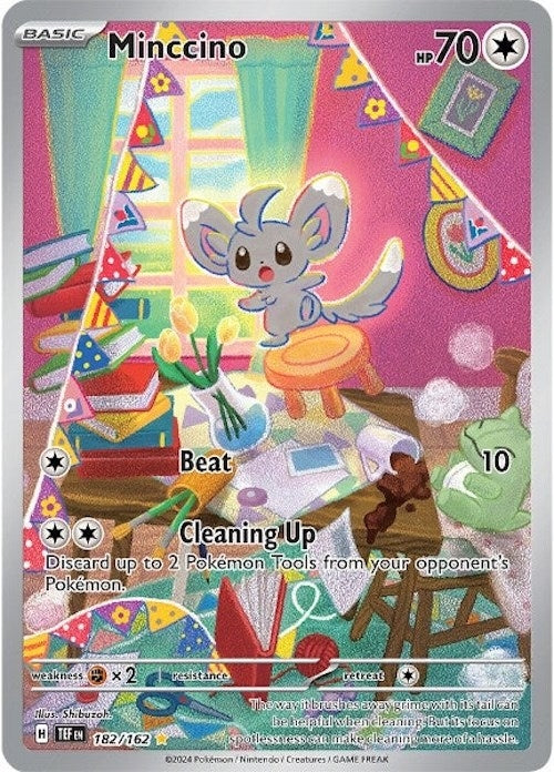 Image for Minccino (182/162) [SV05: Temporal Forces] - Pokemon