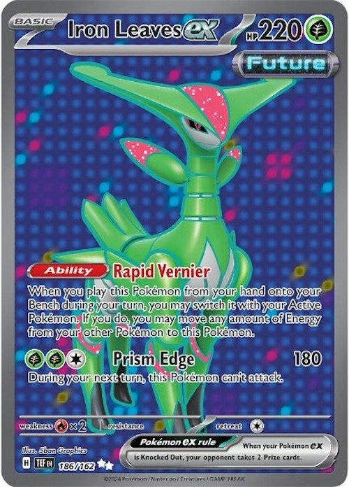 Image for Iron Leaves ex (186/162) [SV05: Temporal Forces] - Pokemon