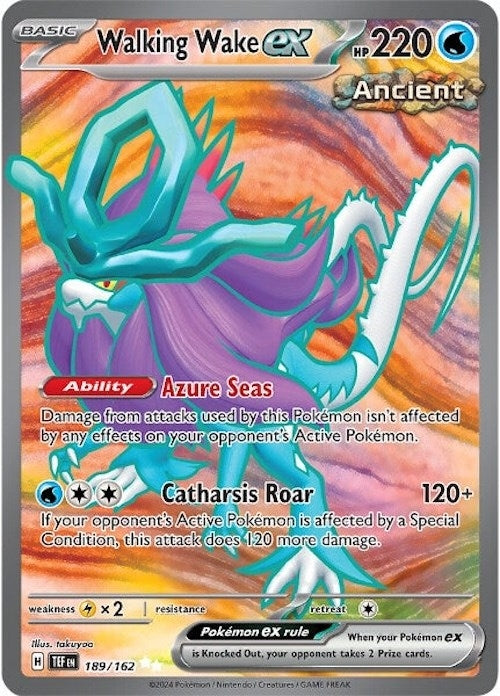 Image for Walking Wake ex (189/162) [SV05: Temporal Forces] - Pokemon