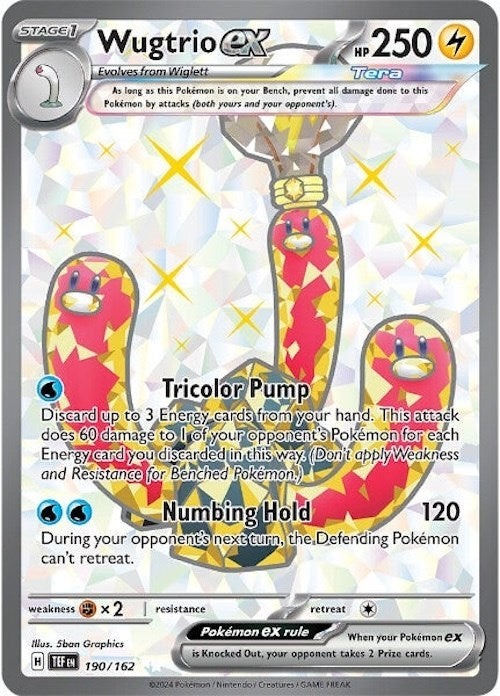 Image for Wugtrio ex (190/162) [SV05: Temporal Forces] - Pokemon