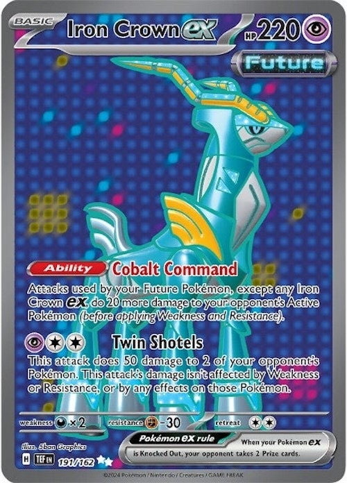 Image for Iron Crown ex (191/162) [SV05: Temporal Forces] - Pokemon