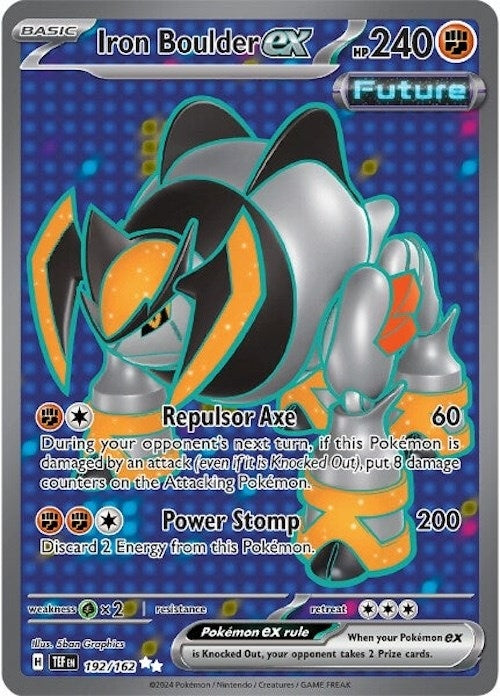 Image for Iron Boulder ex (192/162) [SV05: Temporal Forces] - Pokemon