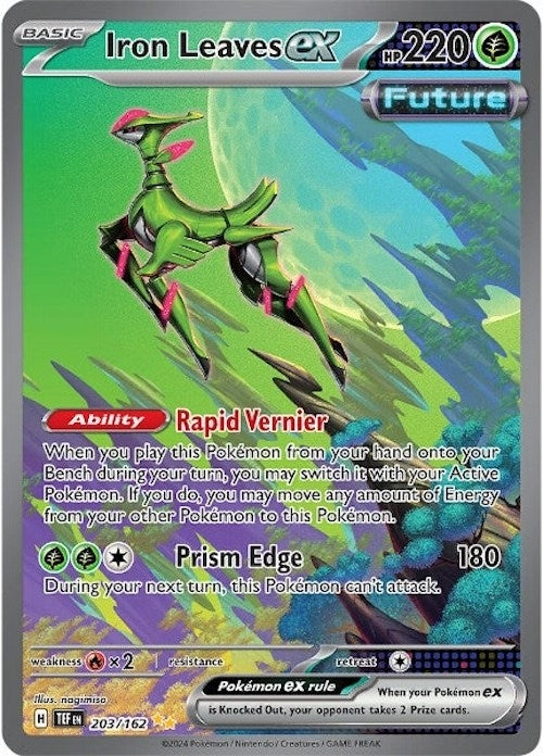 Image for Iron Leaves ex (203/162) [SV05: Temporal Forces] - Pokemon