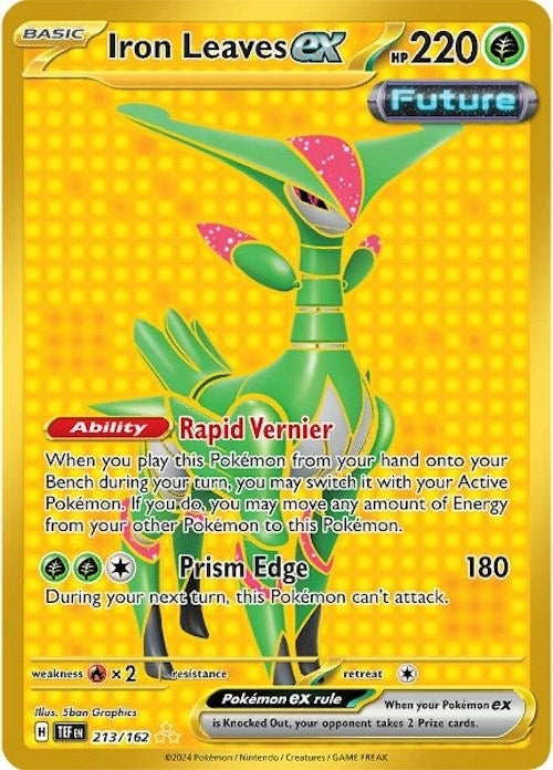 Image for Iron Leaves ex (213/162) [SV05: Temporal Forces] - Pokemon
