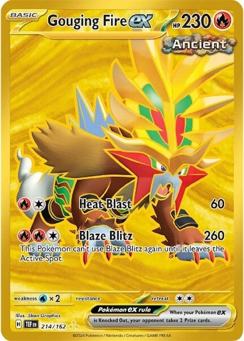 Image for Gouging Fire ex (214/162) [SV05: Temporal Forces] - Pokemon