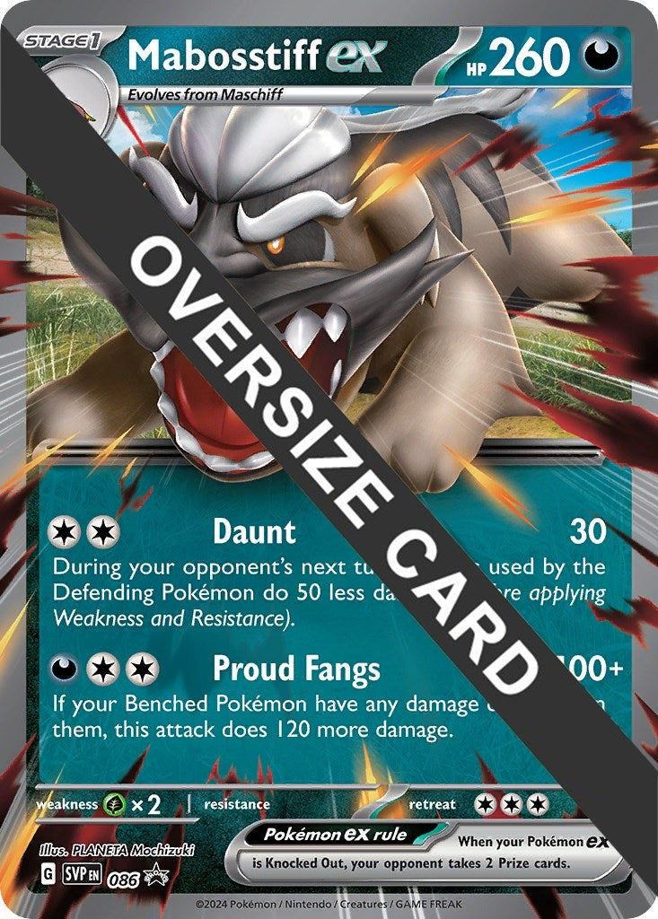 Mabosstiff ex - Jumbo Card (086) [Jumbo Cards]