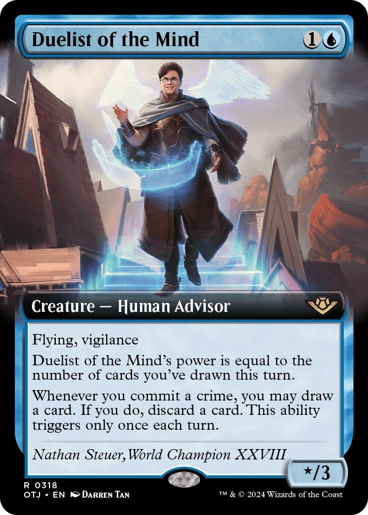 Image for Duelist of the Mind (Extended Art) (318) [Outlaws of Thunder Junction] - Magic: The Gathering