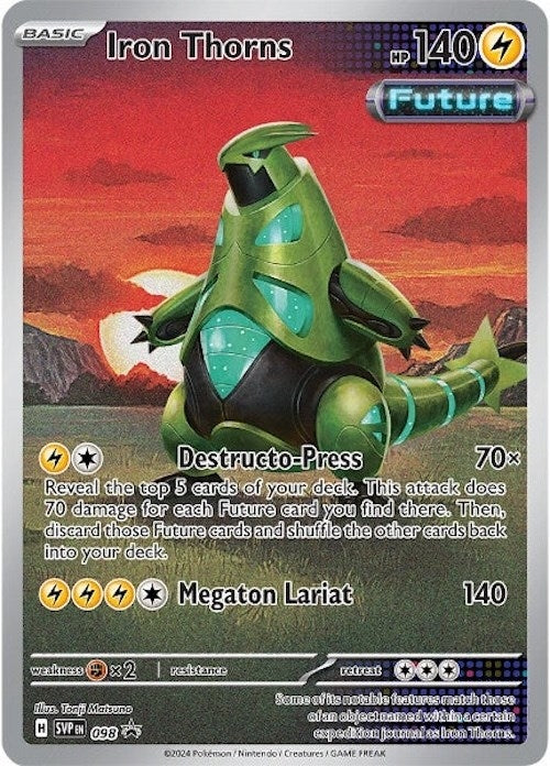 Image for Iron Thorns - 098 (098) [SV: Scarlet & Violet Promo Cards] - Pokemon