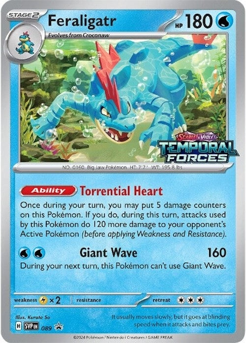 Image for Feraligatr - 089 (Prerelease) (089) [SV: Scarlet & Violet Promo Cards] - Pokemon