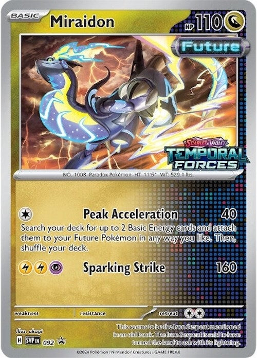 Image for Miraidon - 092 (Prerelease) (092) [SV: Scarlet & Violet Promo Cards] - Pokemon