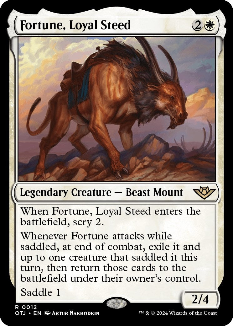 Image for Fortune, Loyal Steed (12) [Outlaws of Thunder Junction] - Magic: The Gathering