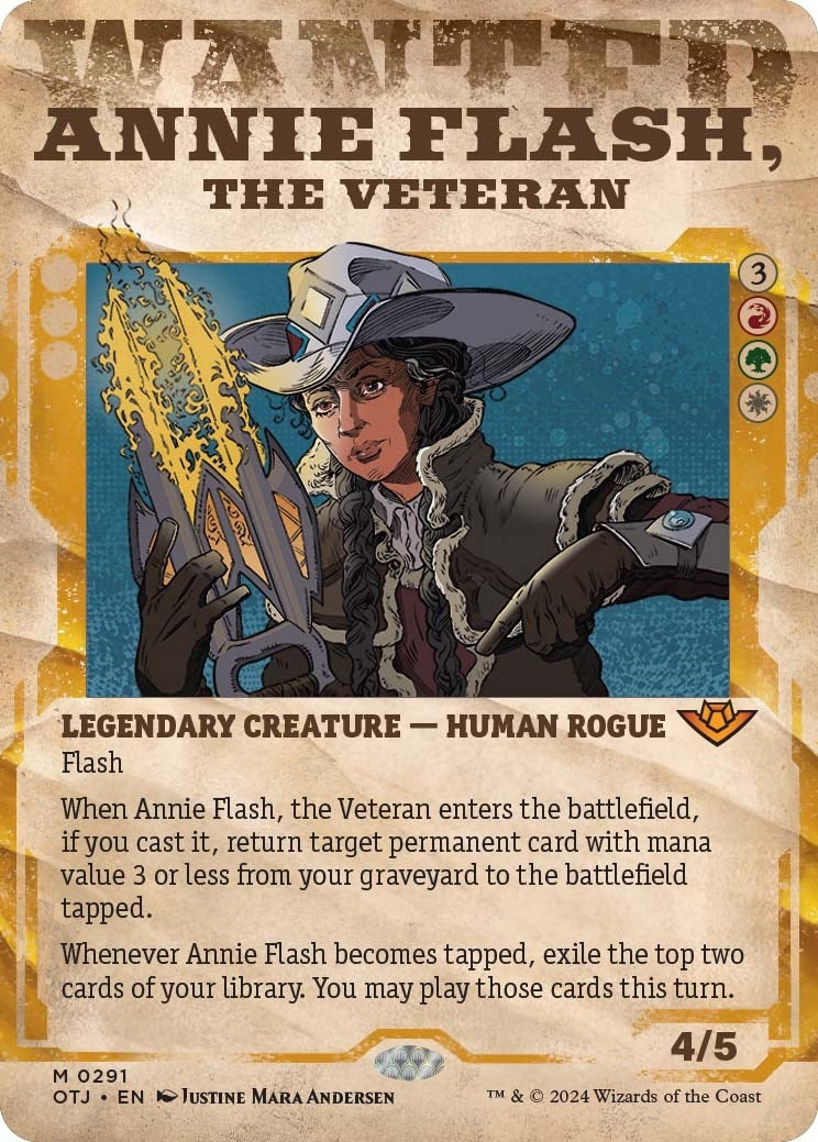 Image for Annie Flash, the Veteran (Showcase) (291) [Outlaws of Thunder Junction] - Magic: The Gathering