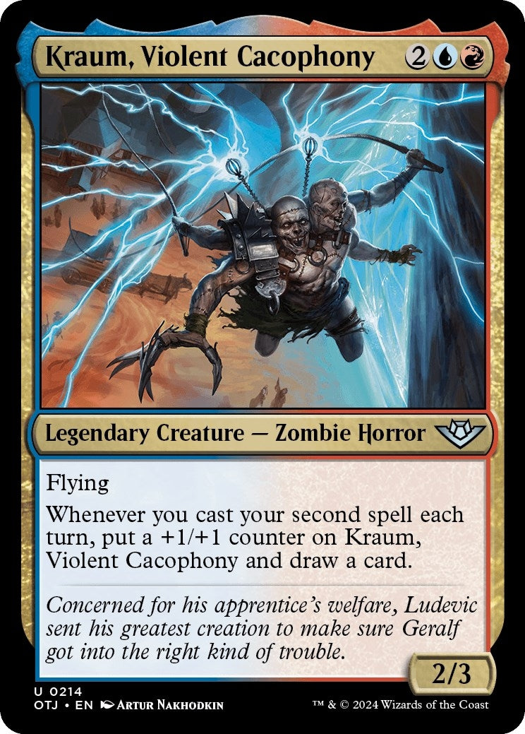 Image for Kraum, Violent Cacophony (214) [Outlaws of Thunder Junction] - Magic: The Gathering