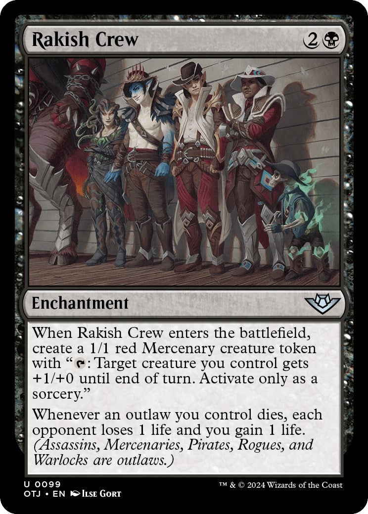 Image for Rakish Crew (99) [Outlaws of Thunder Junction] - Magic: The Gathering