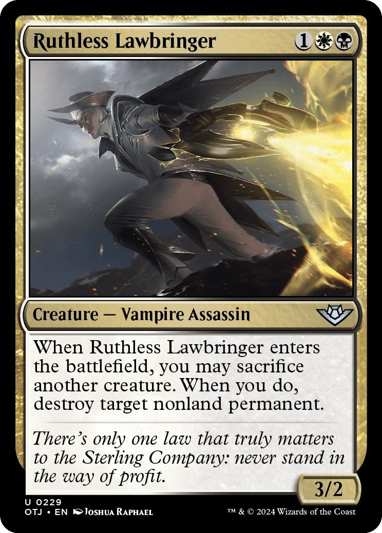 Image for Ruthless Lawbringer (229) [Outlaws of Thunder Junction] - Magic: The Gathering