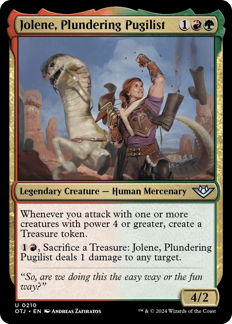 Image for Jolene, Plundering Pugilist (210) [Outlaws of Thunder Junction] - Magic: The Gathering