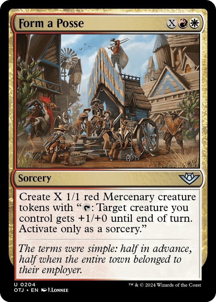 Image for Form a Posse (204) [Outlaws of Thunder Junction] - Magic: The Gathering