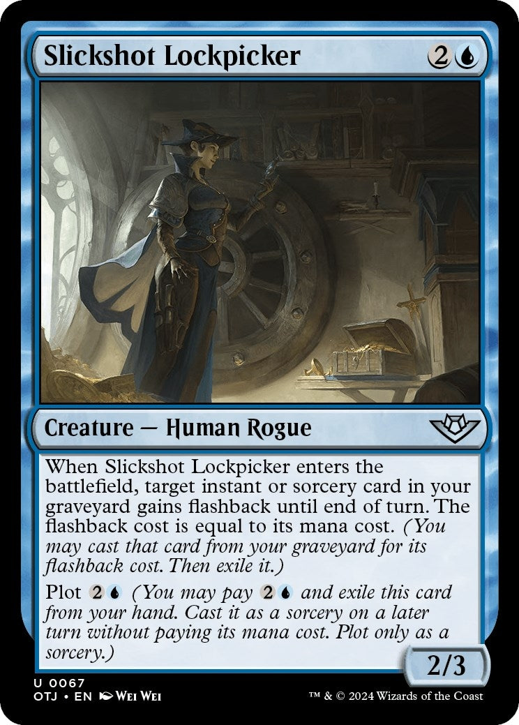 Image for Slickshot Lockpicker (67) [Outlaws of Thunder Junction] - Magic: The Gathering