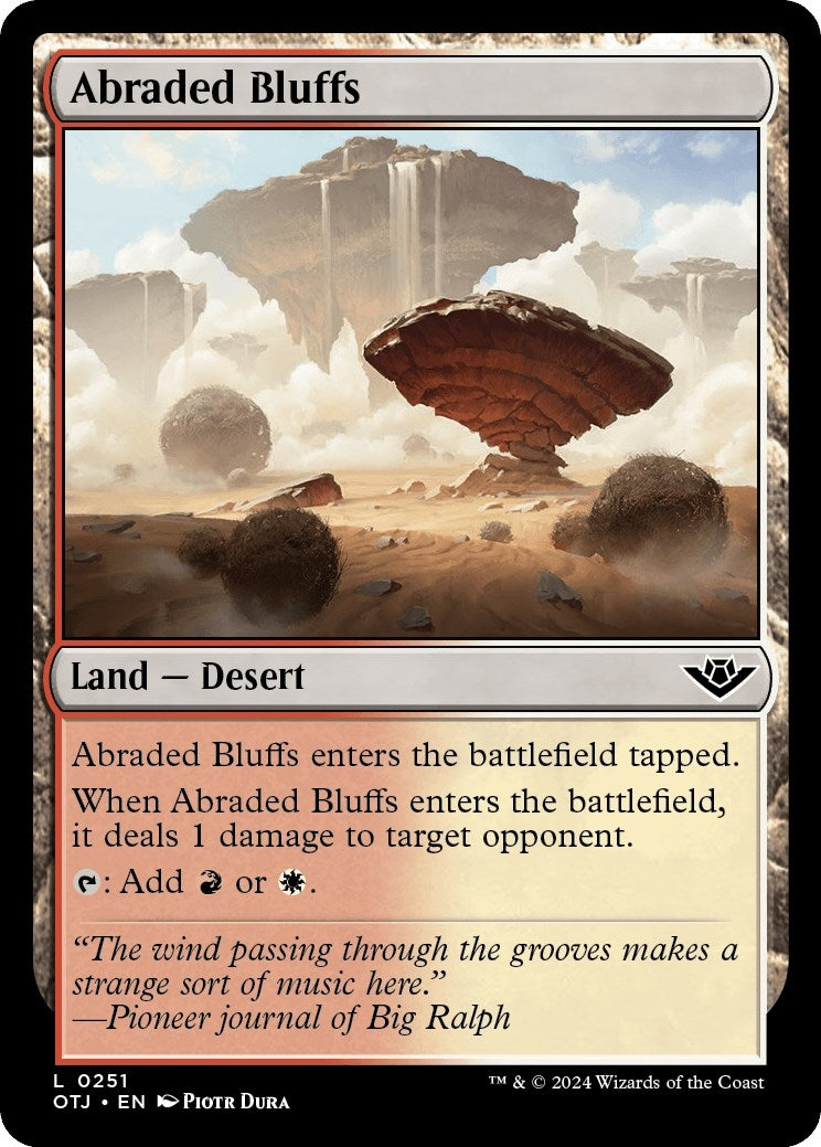 Image for Abraded Bluffs (251) [Outlaws of Thunder Junction] - Magic: The Gathering