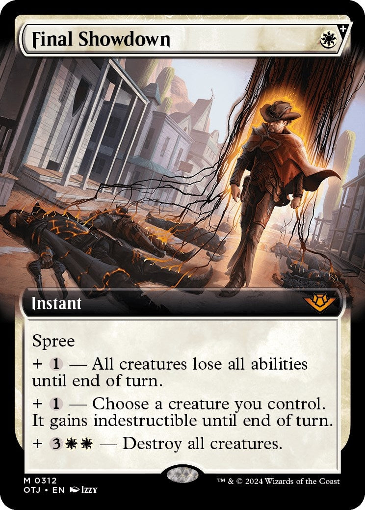 Image for Final Showdown (Extended Art) (312) [Outlaws of Thunder Junction] - Magic: The Gathering