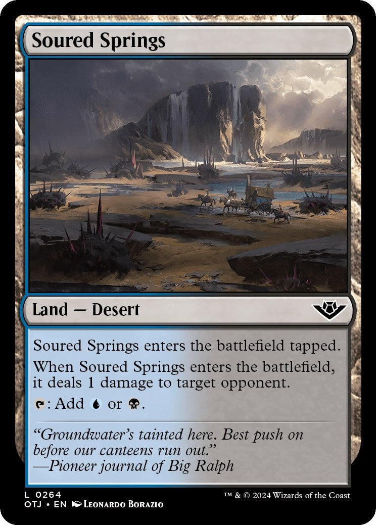 Image for Soured Springs (264) [Outlaws of Thunder Junction] - Magic: The Gathering