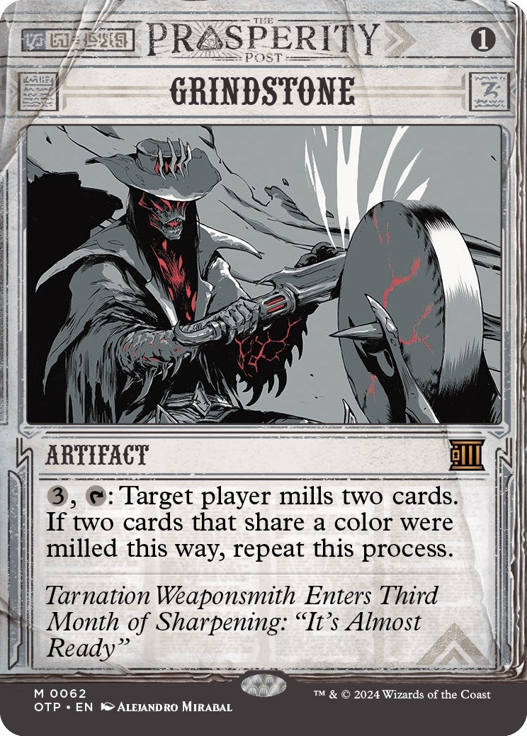 Image for Grindstone (62) [Outlaws of Thunder Junction: Breaking News] - Magic: The Gathering